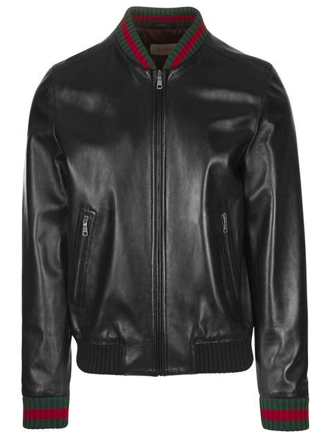 gucci suede jacket womens|gucci web black leather jacket.